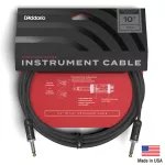 D'Addario® PW-AMSG-10 สายแจ็คกีตาร์ 3 เมตร หัวล็อคพิเศษ Geo-Tip™ ระดับมืออาชีพ แบบหัวตรง American Stage Instrument Cab