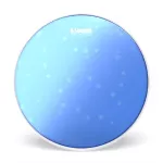 Evans ™ B14HB, Slaw Slam Drum Leather 14 "Clear Slave, 2 -story oil, 7+7 mm thick, blue coated UV ** Made in USA **