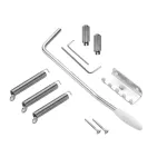 Wilkinson® Strat Bridge, electric guitar bridge 2 strat guitar bottom, 2 pillars with Wov08 + free lean slots, free