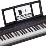 Roland® Go Piano 88 Piano Piano Piano Digital 88 Key per computer and connect Bluetooth + Note & Pedal Switch & Adapter