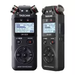 Tascam® DR-05X ไมค์พกพา ไมค์ภาคสนาม เครื่องบันทึกเสียง ออดิโออินเทอร์เฟส 2 แชนเนล มีเอฟเฟคและลำโพงในตัว คุณภาพเสียงระดับ