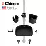 D'Addario® PW-MSASSK-01 Mic Stand Accessory System ชุดวางอุปกรณ์ดนตรี ติดกับขาไมค์ ที่เก็บปิ๊ก / ที่เก็บสไลด์ / ที่วางค
