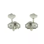 Gotoh® SD90 Locking Tuner MG-T 06M-L3R3-N ลูกบิดกีตาร์ ลูกบิดกีตาร์โปร่ง สีเงิน แบบล็อค สไตล์วินเทจ - Tuning Machine Hea