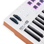 Arturia® Keylab Essential 61 Midi Controller คียบอร์ดใบ้ 61 คีย์ คีย์ปรับดัง-เบาได้ ใช้ได้ทั้ง Mac/Windows ต่อ Pedal ได้