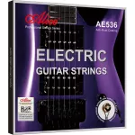 Alice® AE536 SL Electric guitar No. 9 Hycarbon Steel material Rust -proof Wrapped wires with genuine silver material, Super Light