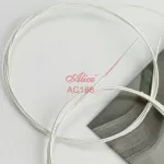 Alice® AC168 H, classic guitar strap, carbon/nylon material, clear tendon wire cable, copper coated, silver coating Rustproof coating