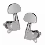 Rasvone MHA-LR3300 Machine Heads ลูกบิดกีตาร์โปร่ง ลูกบิดกีตาร์ 2 ทาง 3L+3R ผลิตจากวัสดุโลหะ อย่างดี ใช้ได้ทั้งกีตาร์โ