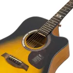 Mantic GT-10DC 41-inch guitar, Dreadnouguay shape Angle Mansprus/