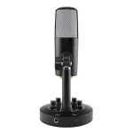 Mackie® Em Chromium USB condenser Mic, USB condenser microphone, select 4 types of sounds, headphones, + free USB &