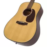 SAGA® DS10 Airy Guitar 41 inch D shape, Top Sol, Slide Sita, Spruez/Mahakani Wood, Coated + Free Guitar Bag & Capo & Water Set