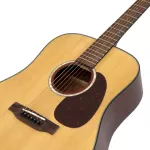 SAGA® DS10 Airy Guitar 41 inch D shape, Top Sol, Slide Sita, Spruez/Mahakani Wood, Coated + Free Guitar Bag & Capo & Water Set