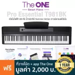 The One Piano Pro Essential T981BK Piano, Sky 88 Key, Hammer Action, 691 sounds per app/MIDI Out
