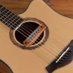 FLANGER FP-02 Acoustic Soundhole Pickup Pickle Guitar Sound type No need to penetrate the guitar Beautiful wooden body