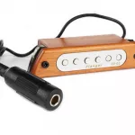 FLANGER FP-02 Acoustic Soundhole Pickup Pickle Guitar Sound type No need to penetrate the guitar Beautiful wooden body