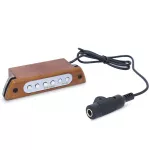 FLANGER FP-02 Acoustic Soundhole Pickup Pickle Guitar Sound type No need to penetrate the guitar Beautiful wooden body