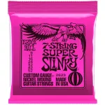 ERNIE Ball® 7 electric guitar lines, 100% authentic, 7 -string super slinky .009 - .052 ** Made in USA **