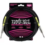 ERNIE BALL® สายแจ็คกีตาร์ 3 เมตร หัวตรง/หัวตรง แบบตัวนำสัญญาณคู่ Guitar & Instrument Cable / P06048
