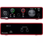 Focusrite® Scarlett Solo 3rd Gen USB Audio Interface ออดิโออินเทอร์เฟส / ซาวน์การ์ดอินเตอร์เฟส แบบ 2 Channel + แถมฟรีโ