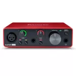 Focusrite® Scarlett Solo 3rd Gen USB Audio Interface ออดิโออินเทอร์เฟส / ซาวน์การ์ดอินเตอร์เฟส แบบ 2 Channel + แถมฟรีโ