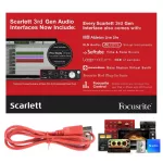 Focusrite® Scarlett Solo 3rd Gen USB Audio Interface ออดิโออินเทอร์เฟส / ซาวน์การ์ดอินเตอร์เฟส แบบ 2 Channel + แถมฟรีโ