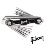 Gibson® Multi Tool อุปกรณ์เซ็ตอัพกีตาร์ ชุดประแจขันคอกีตาร์ ** Made in USA **