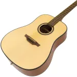 Baracuda D-200, 41 inch acoustic guitar /Mahogany wood Nickel silver knob + with free gift