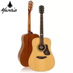 Mantic GT-10D, 41 inch acoustic guitar, Dreadnough shape, Top Sol, Angel Mandrus/Cherry Wood + Free Bag & Capo & Pick