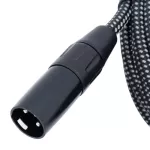 Kirlin 10 meters Mike Black Black Black XLR / XLR MMLR MMLR / XLR MAW-470 / BK-10M + free Mike strap