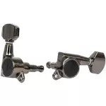 GotoH® SG381 Stardard 07-L6-LECK Guitar Black Guitar Knob, Square Cosmo Black / Left-Sedd TU