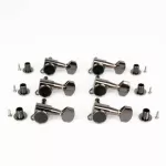 GotoH® SG381 Stardard 07-L6-LECK Guitar Black Guitar Knob, Square Cosmo Black / Left-Sedd TU