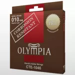Olympia® CTE -1046, 10 electric guitar lines, Nickel Wound, 100% Genuine Pro Series, Regular Light, 0.010 - 0.0