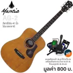 Mantic AG-2, 41-inch guitar, Dreadnough style, Mahogany wood, all + free bags & tuner & kapo & pic & check cleaning set