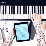 NUX NPK-10 Electric Piano 88 Piano Sky Triple-Sensor Scale Hammer Action Red + Free x &