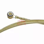 Alice® AW4112 SL, 12th Guitar Strap, No. 10, 80/20 Bronze, Hycarbon Steel Genuine golden wrapped rust coating