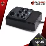 Cherub GT-4 Acoustic Guitar Pickup 3 Band EQ has a button to adjust the sound effects, volume and 100% built-in tuner.