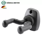 K&M® 16250 Guitar Wall Mount ที่แขวนกีตาร์ ขาแขวนกีตาร์ แบบติดผนัง ตัวล็อคกลม ทำจากโลหะ, พลาสติก Model 16250-000-55 *