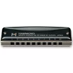 Suzuki® Hammond HA -20 Harmonita 10 Channel C -Mount Harmonica Key C + Free Case ** Made in Japan **