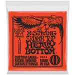 Eernie Ball® P02624 SKINNY TOP Heavy Bottom Slinky 8 electric guitar cable number 9 Nicel Wound 100% authentic - 8 -string e