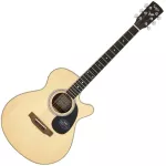 SAGA® SA700CE 40 -inch electric guitar, Om Cutaway shape, Top Solid Engleman Spruce, Fishman Isys II +