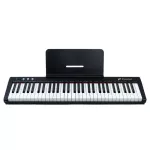 Pastel Pop61 Digital Piano Piano 61 Key has a fire at 128 tones per Bluetooth. Get a built -in battery & free speaker.