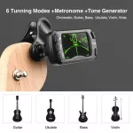 Musedo® TM-25 Clip-ON Metronome & Tuner Guitar Strap & Digital Metro Metro, LCD-Guitar Tuner + Free, free batteries