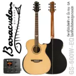 Baracuda GW-600 EQ กีตาร์โปร่งไฟฟ้า 41 นิ้ว ทรง GA ไม้แท้ท็อปโซลิดสปรูซ/วอลนัท ปิ๊กอัพ Joyo เครื่องดั้งสายในตัว ** ประกันศูนย์ 1 ปี **