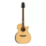 BARACUDA GW-600 EQ Electric Guitar 41 inch GA style Genuine Top Solid Stepper/Walnut Pickup Joyo Body Machine ** 1 year Insurance **