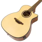 Baracuda OM-300EQ 41 inch electric guitar OM shape /Mahogany wood Nickel silver knob