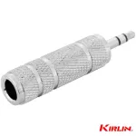Kirlin, a large jack head, is a stereo 1/4. "Female Stereo Phone Plug to 3.5mm Male Stereo Mini Jack Adapter.