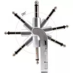 CUVAVE WP-1 Air Bridge Digital Wireless Guitar System, Guru Star 2.4GHz, can be used for 30 meters, with built-in battery + free tea cables.