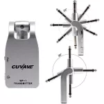 CUVAVE WP-1 Air Bridge Digital Wireless Guitar System, Guru Star 2.4GHz, can be used for 30 meters, with built-in battery + free tea cables.
