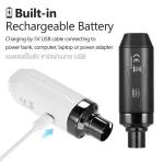 Aroma ARC1 Wireless Microphone System ระบบไมค์ไวเลส ไวเลสไมค์ ระบบ 5.8GHz + แถมฟรีสายชาร์จ USB ** ประกันศูนย์ 1 ปี **