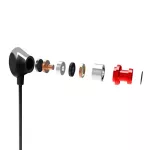 Advanced ™ Elise In Ear monitor headphones provide good sounds and lightweight, with built -in microphone + free cases & rubber cork **