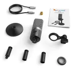 FIFINE K670 Mike Condine Mike USB Mike Mike Metal Sounds for Live Streaming: Earplabas + Free Sticks &